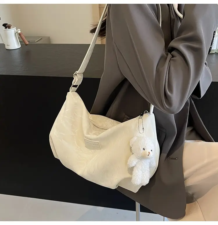 Women's Crossbody Bag Cream White 2024 Summer — feature 31