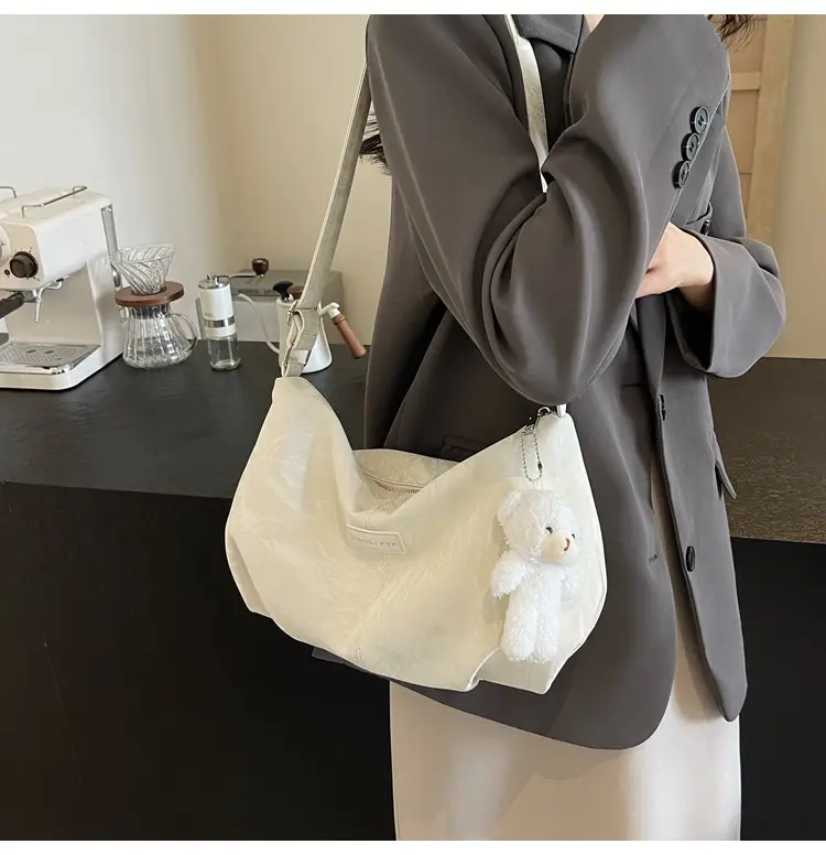 Women's Crossbody Bag Cream White 2024 Summer — feature 34