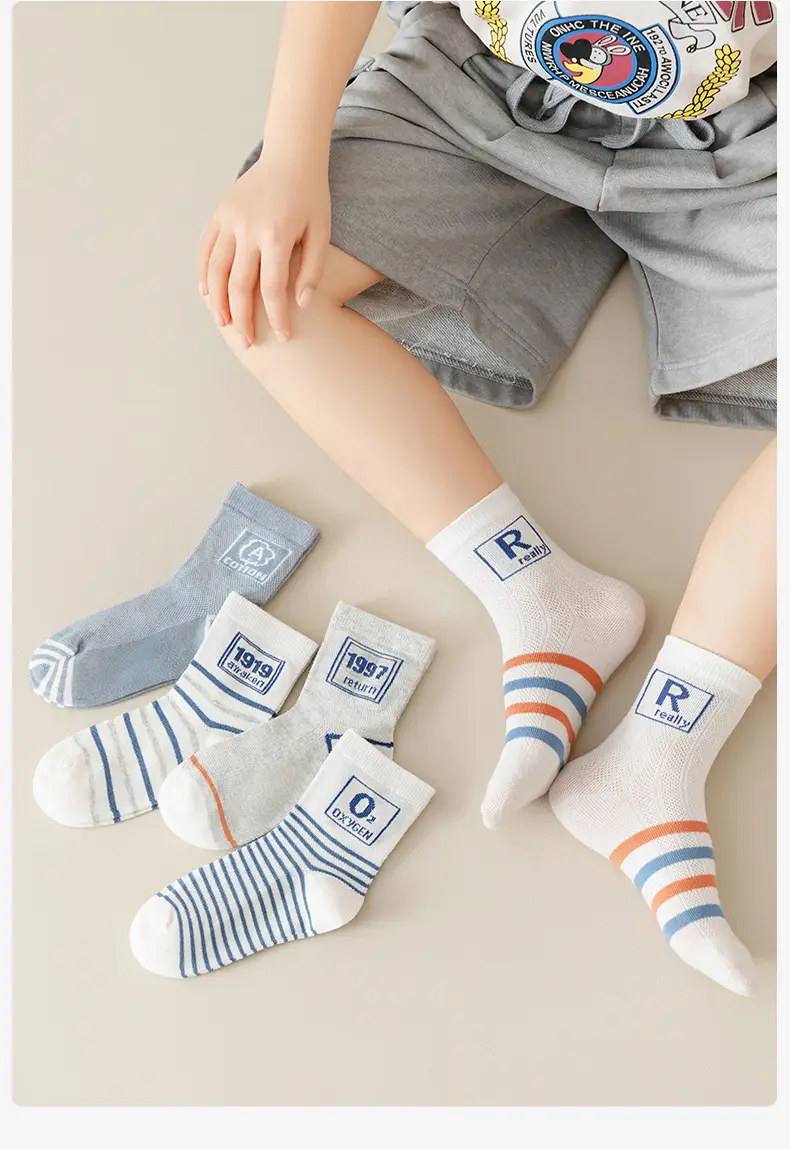 Boys' Mesh Breathable Socks for Summer — feature 19