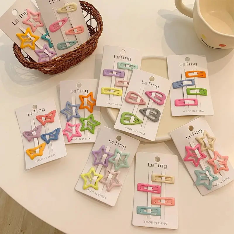 Five-Pointed Star Hairpin for Girls Baby Clip