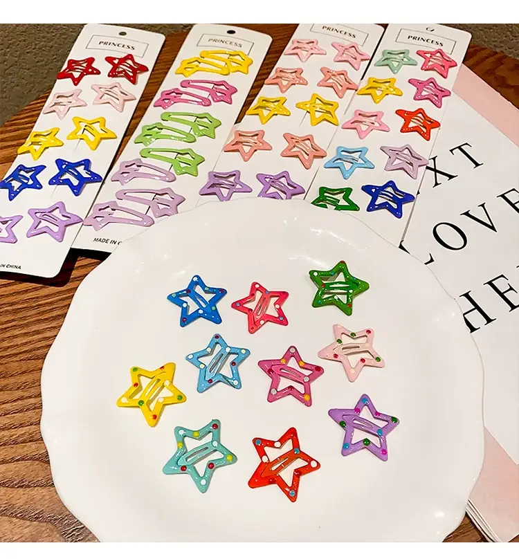 Five-Pointed Star Hairpin for Girls Baby Clip — feature 7