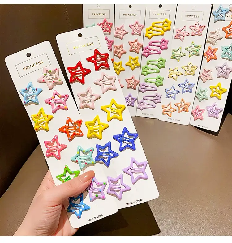 Five-Pointed Star Hairpin for Girls Baby Clip — feature 8