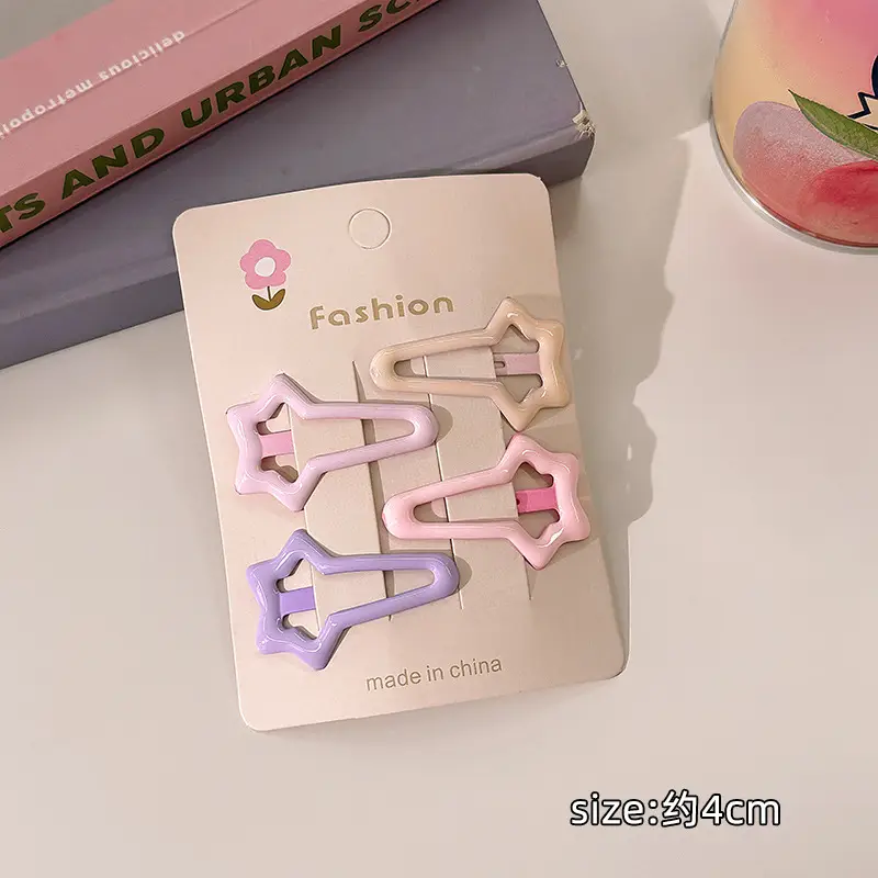 Five-Pointed Star Hairpin for Girls Baby Clip