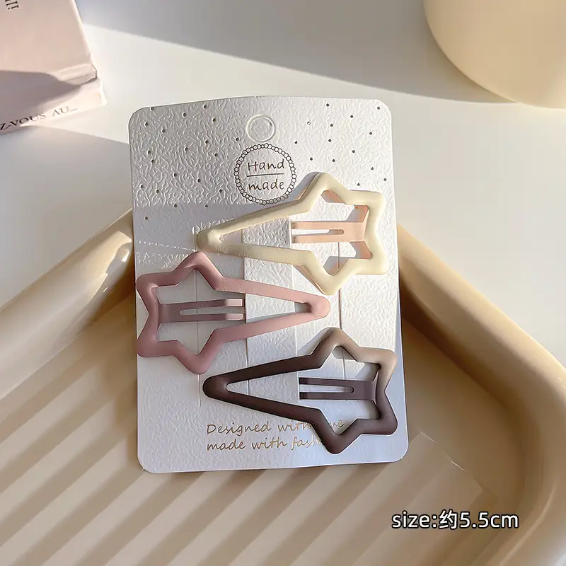 Five-Pointed Star Hairpin for Girls Baby Clip