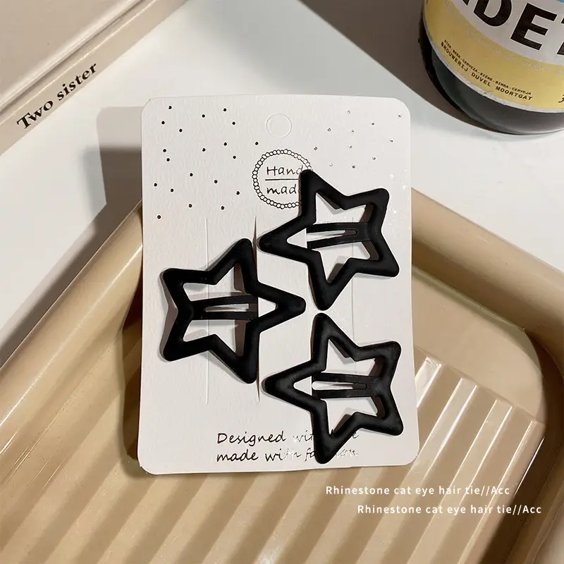 Five-Pointed Star Hairpin for Girls Baby Clip