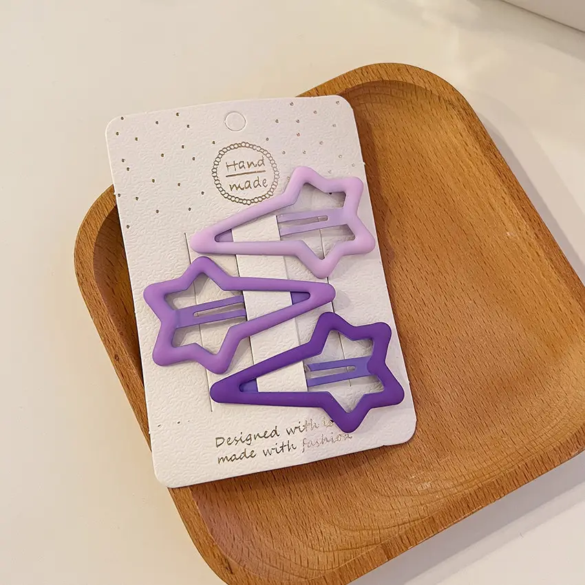 Five-Pointed Star Hairpin for Girls Baby Clip