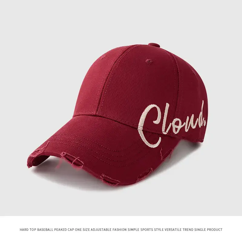 Women Duckbill Cap "Cloud" Beige Oversized Winter Sun Hat - Image 2