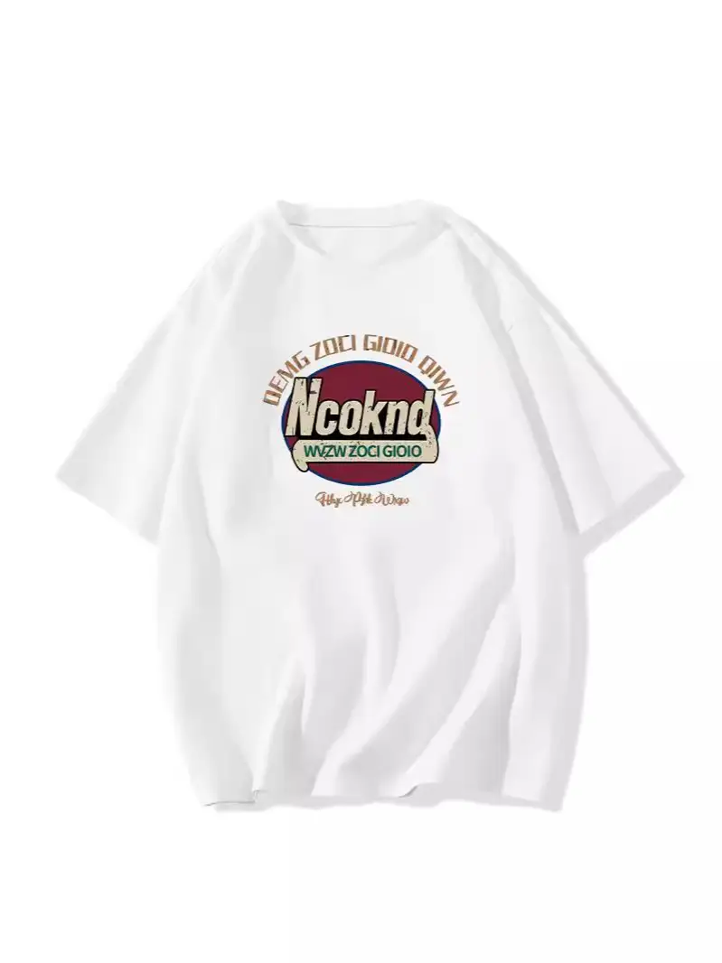 Fat mm Pure Cotton Right Shoulder Large Size Short-sleeved T-shirt Women's Summer Design Niche Korean Style American Loose Half-sleeved Top - Image 10