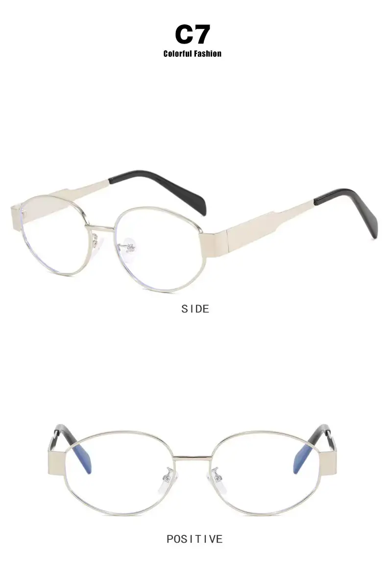Oval Sunglasses with Gold Tinted Lens β feature 8