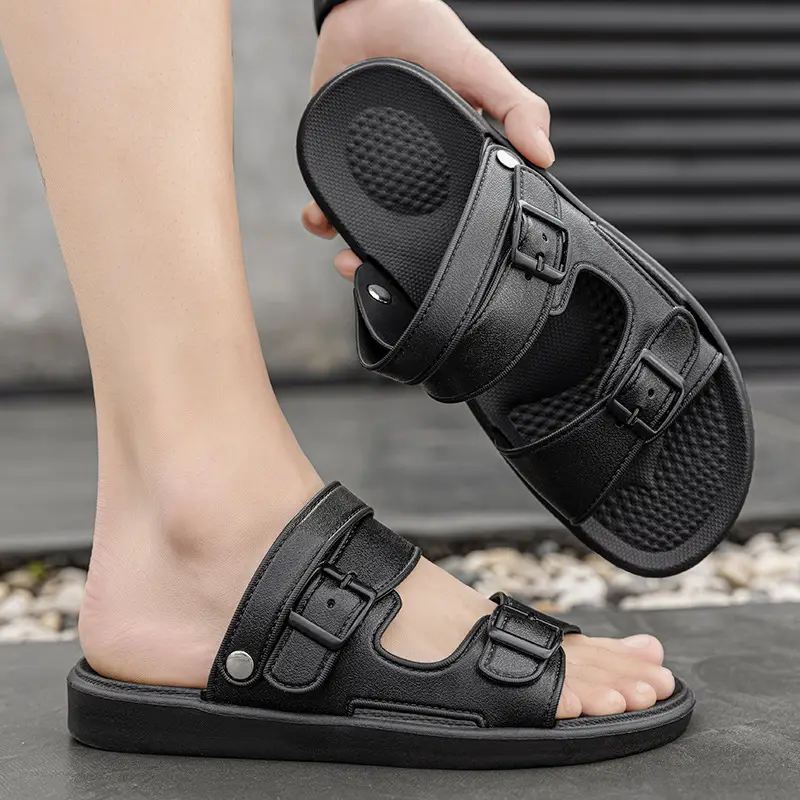 Flip-flops Men's Summer Outer Wear Non-slip Dual-use Vietnamese Beach Slippers Driving Men's Flip-flops Large Size 47 - Image 3