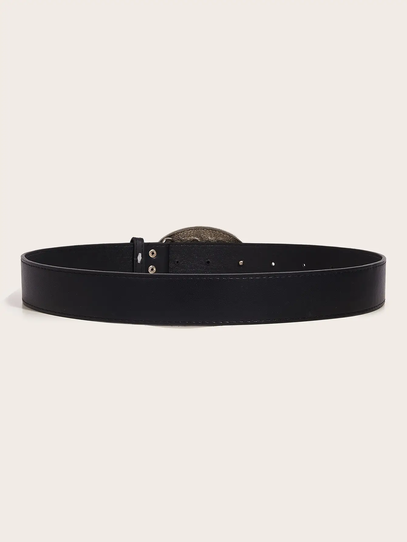 American Style Black Embroidered Belt for Women — feature 9