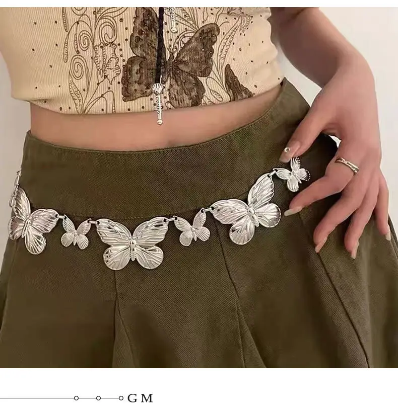 Butterfly Belt Belt Belt Belt Women's High-end Decorative Suit — feature 3