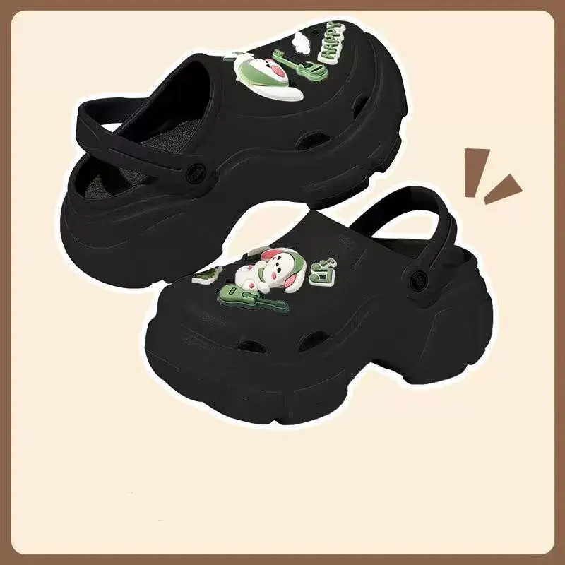 Women's Super Thick Pink Bow Sandals Summer - Image 22