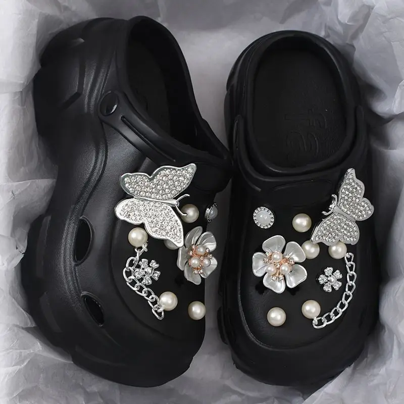 Women's Super Thick Pink Bow Sandals Summer - Image 30