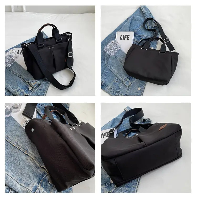 Women Canvas Shoulder Tote Bag Brown 2026 — feature 17