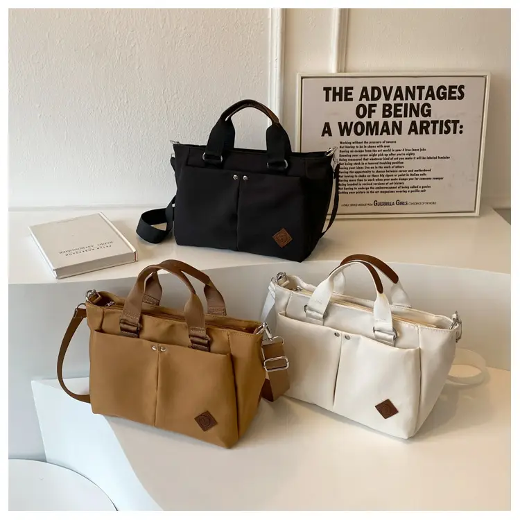 Women Canvas Shoulder Tote Bag Brown 2026 — feature 27