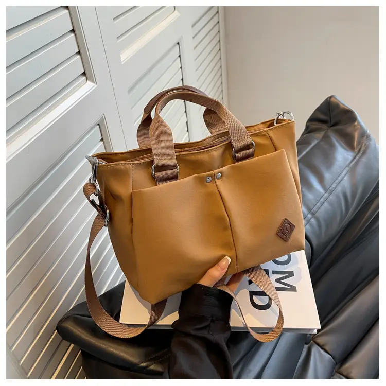 Women Canvas Shoulder Tote Bag Brown 2026 — feature 31