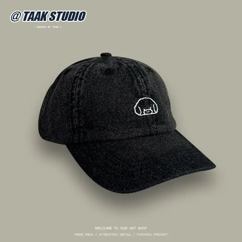 Women Blue Cartoon Cap Japanese Style