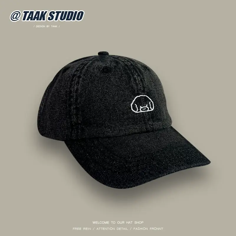 Women Blue Cartoon Cap Japanese Style — feature 2