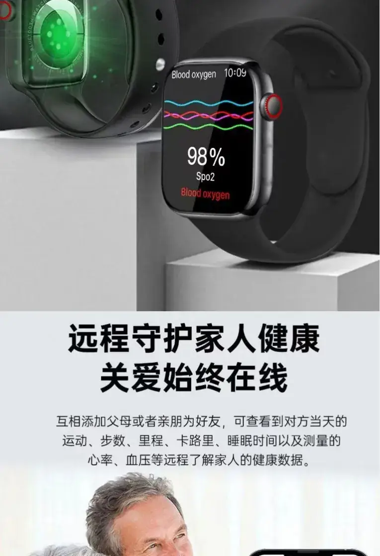Real-Time Blood Glucose & BP Smart Watch with Needle-Free Monitoring — feature 8