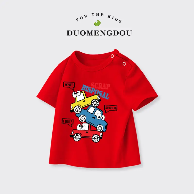 Boys Pure Cotton Astronaut T-Shirt Light Blue
