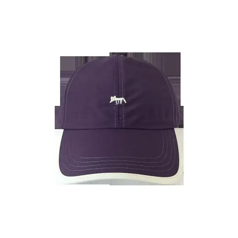 Women's Half Hollow Duck Cap with Embroidery Pink