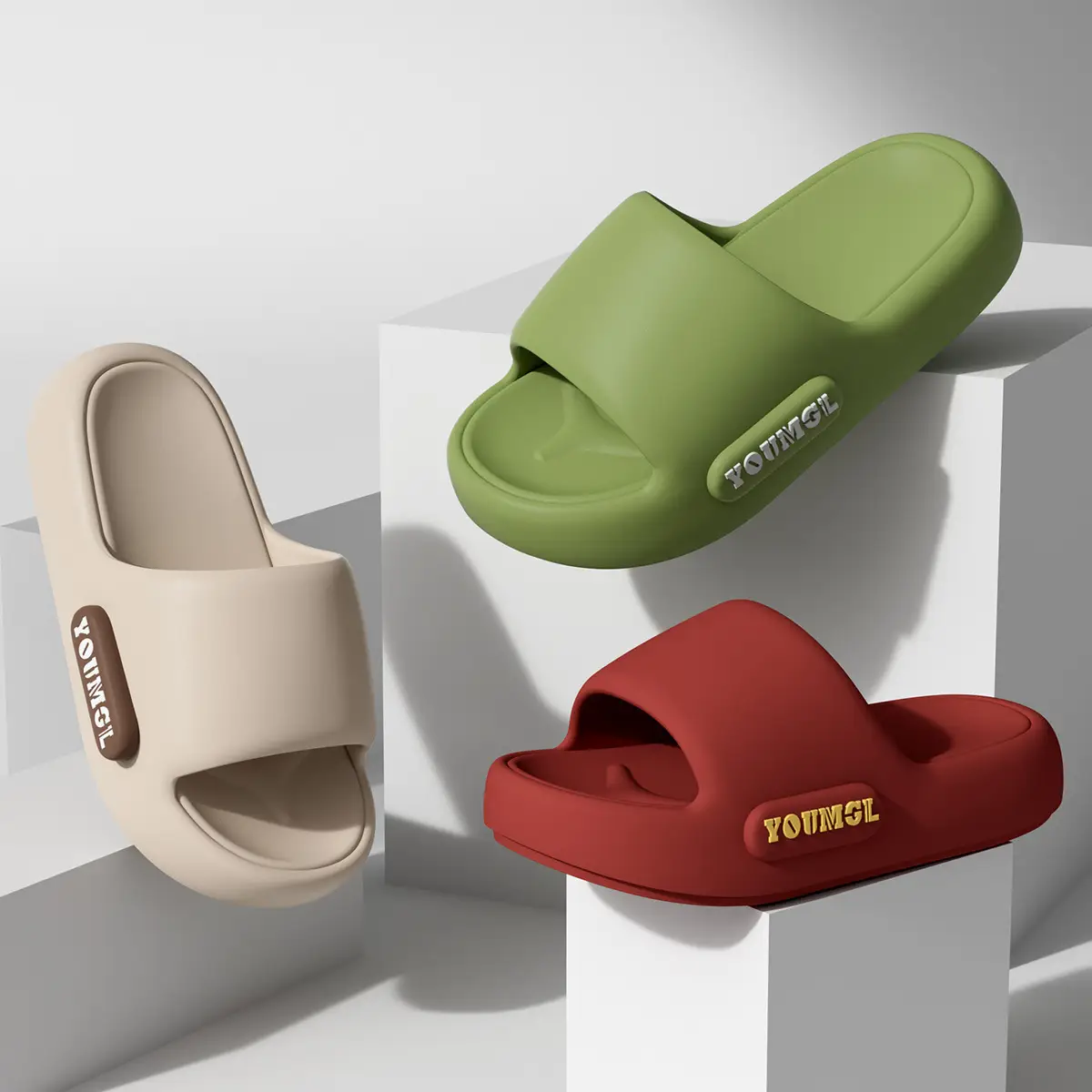 Women Green EVA Slip-On Sandals 2025 - Image 7