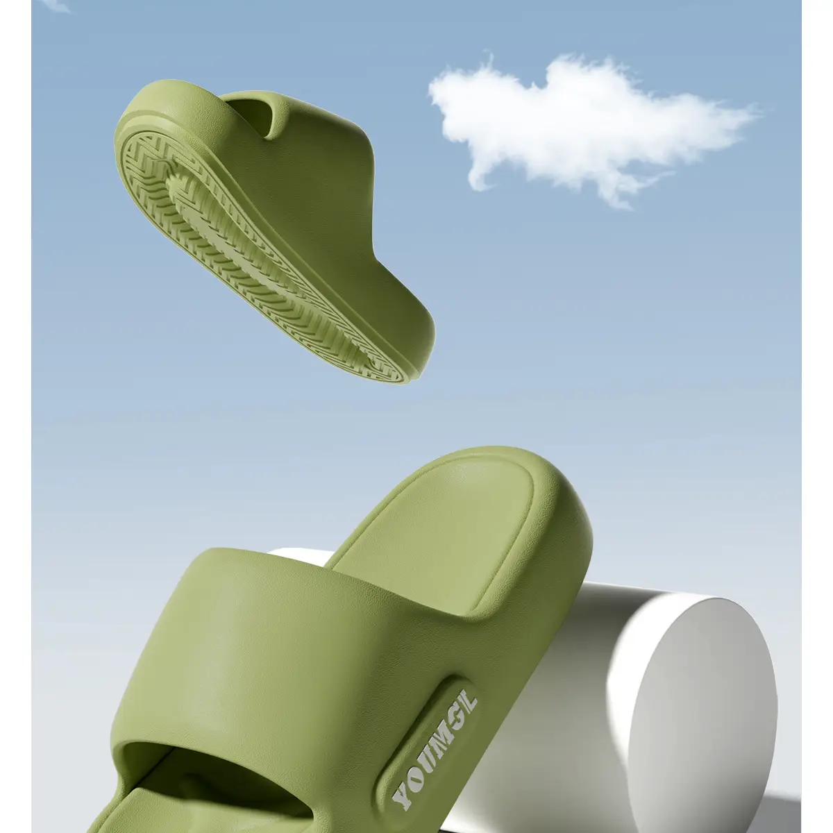 Women Green EVA Slip-On Sandals 2025 — feature 13