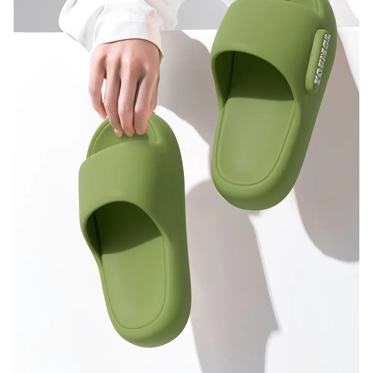 Women Green EVA Slip-On Sandals 2025 — feature 15