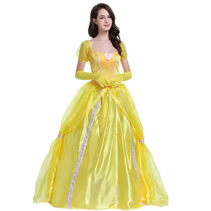Halloween Costume Snow White Dress Adult Women's Party Cinderella Sleeping Beauty Fairy Tale Costume
