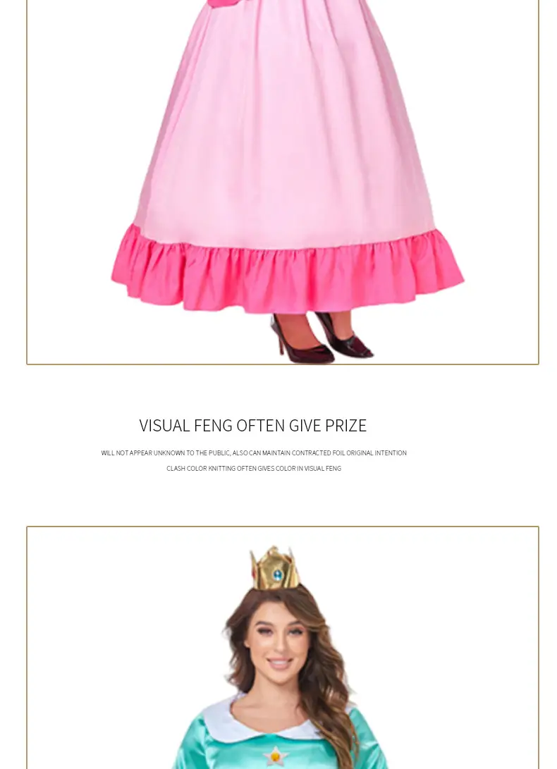 Halloween Costume Snow White Dress Adult Women's Party Cinderella Sleeping Beauty Fairy Tale Costume — feature 6