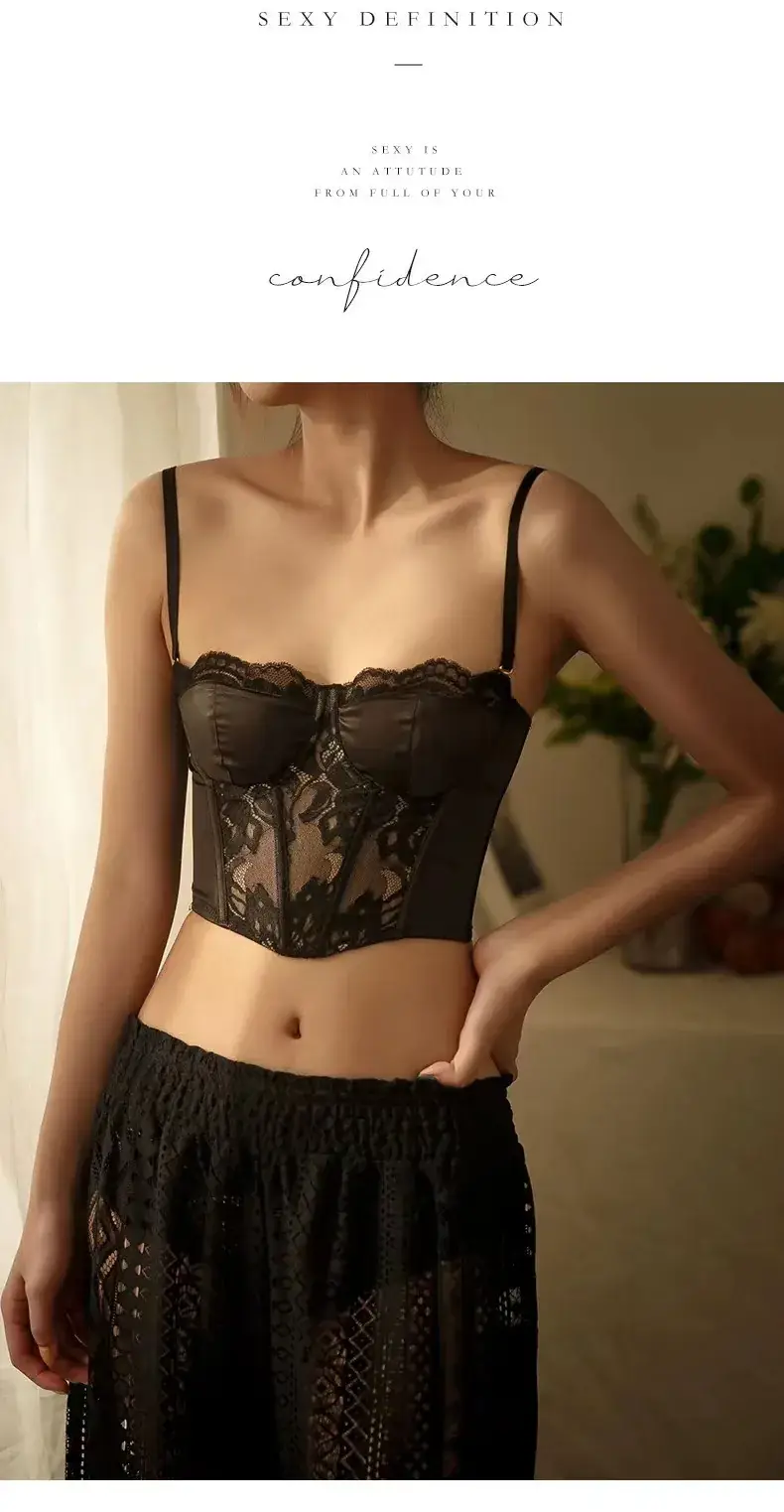 Black Lace Underwear Set for Women — feature 3