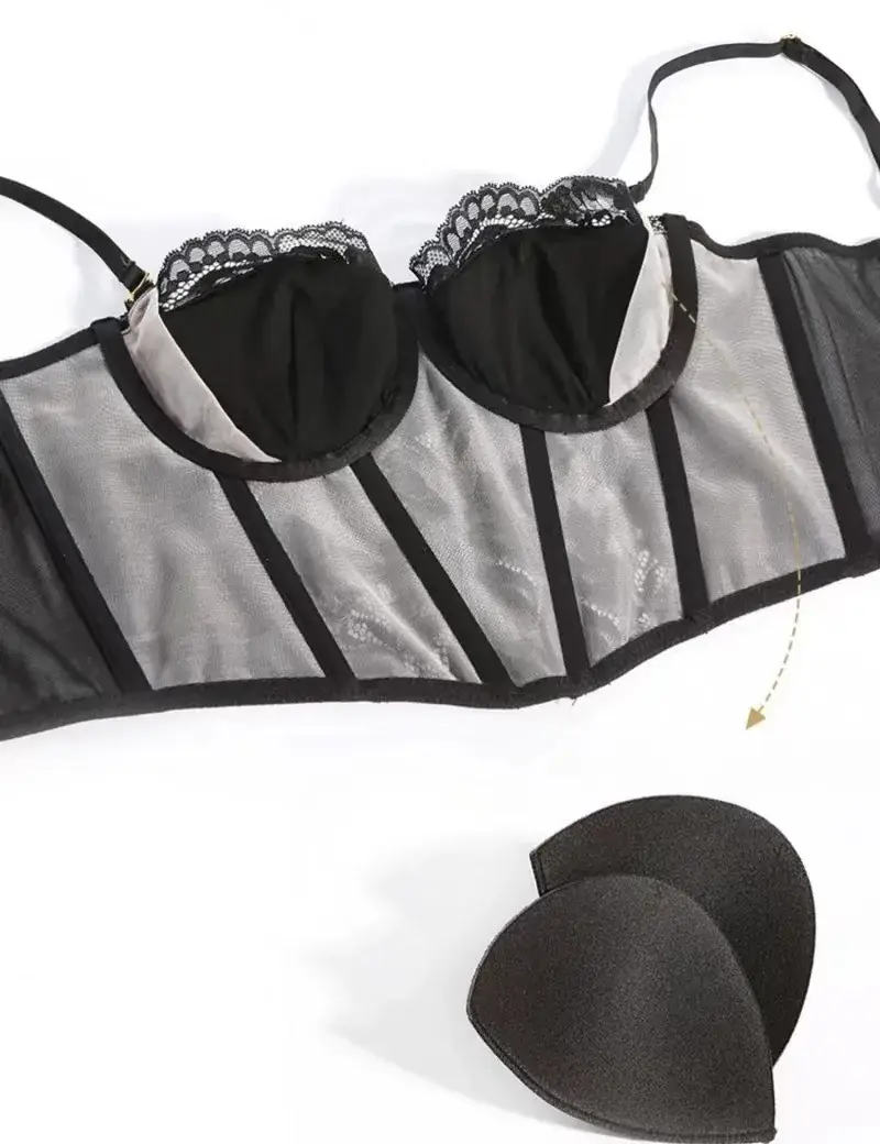 Black Lace Underwear Set for Women — feature 7