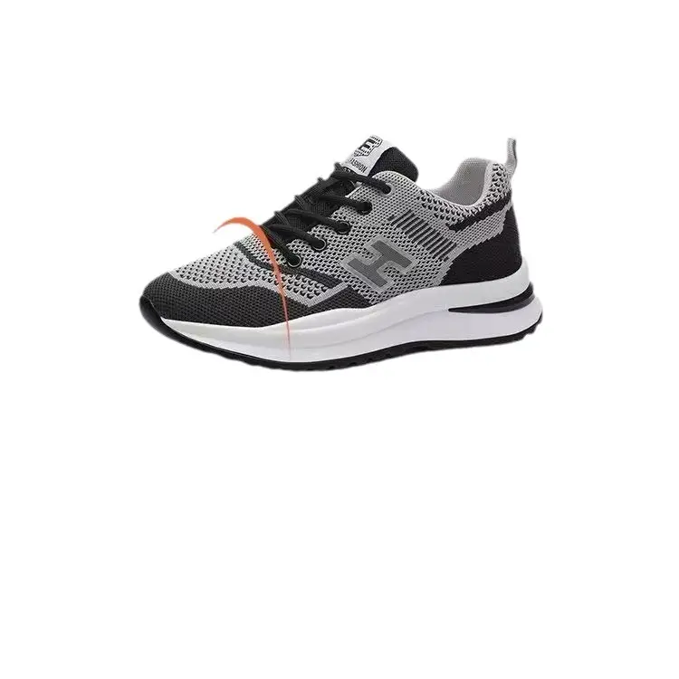 Spring and Summer Casual Women's Fly-Knit Sports Shoes, Mesh Breathable Soft-Soled Running Shoes, Foreign Trade Wholesale, Fashionable and Lightweight Sports Shoes for Women - Image 7