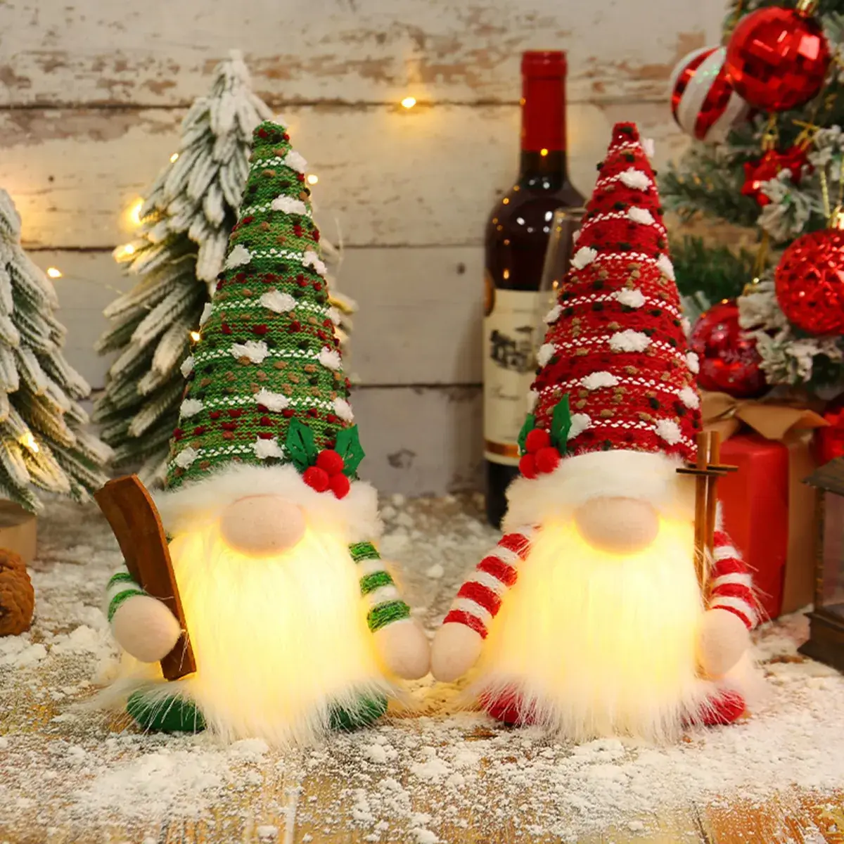 Christmas Rudolph Doll with Light & Sequins - Image 48