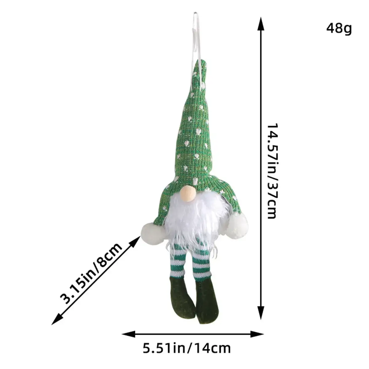 Christmas Rudolph Doll with Light & Sequins - Image 11
