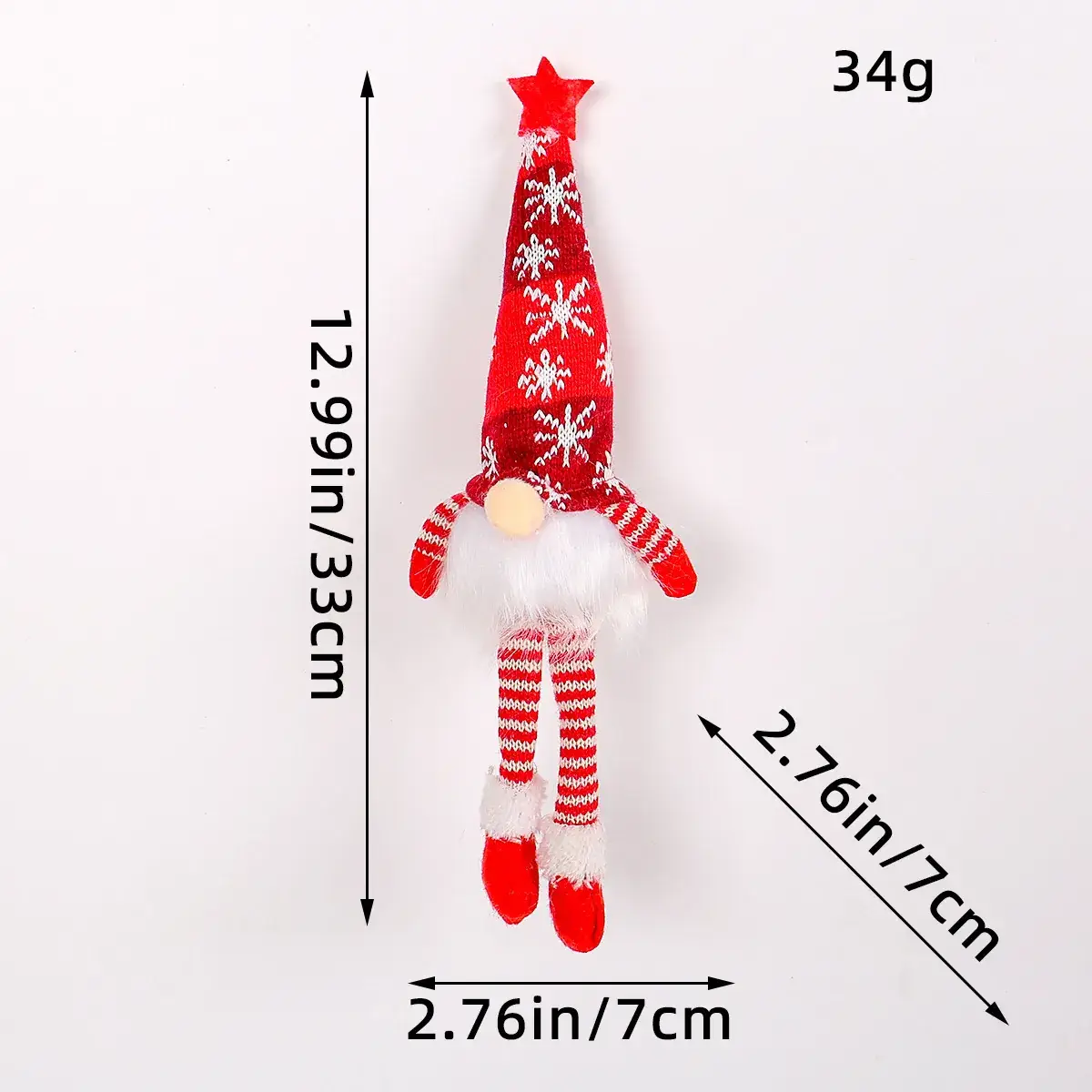 Christmas Rudolph Doll with Light & Sequins - Image 20
