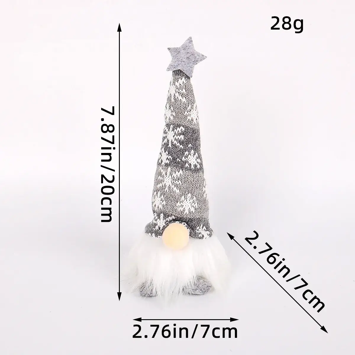 Christmas Rudolph Doll with Light & Sequins - Image 25