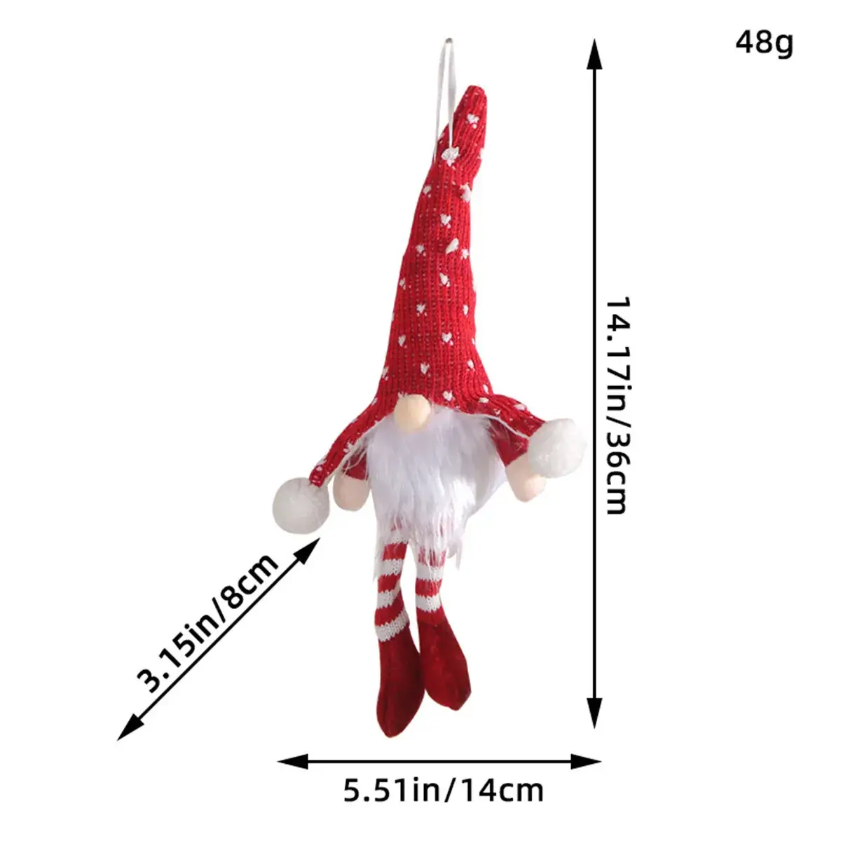 Christmas Rudolph Doll with Light & Sequins - Image 9