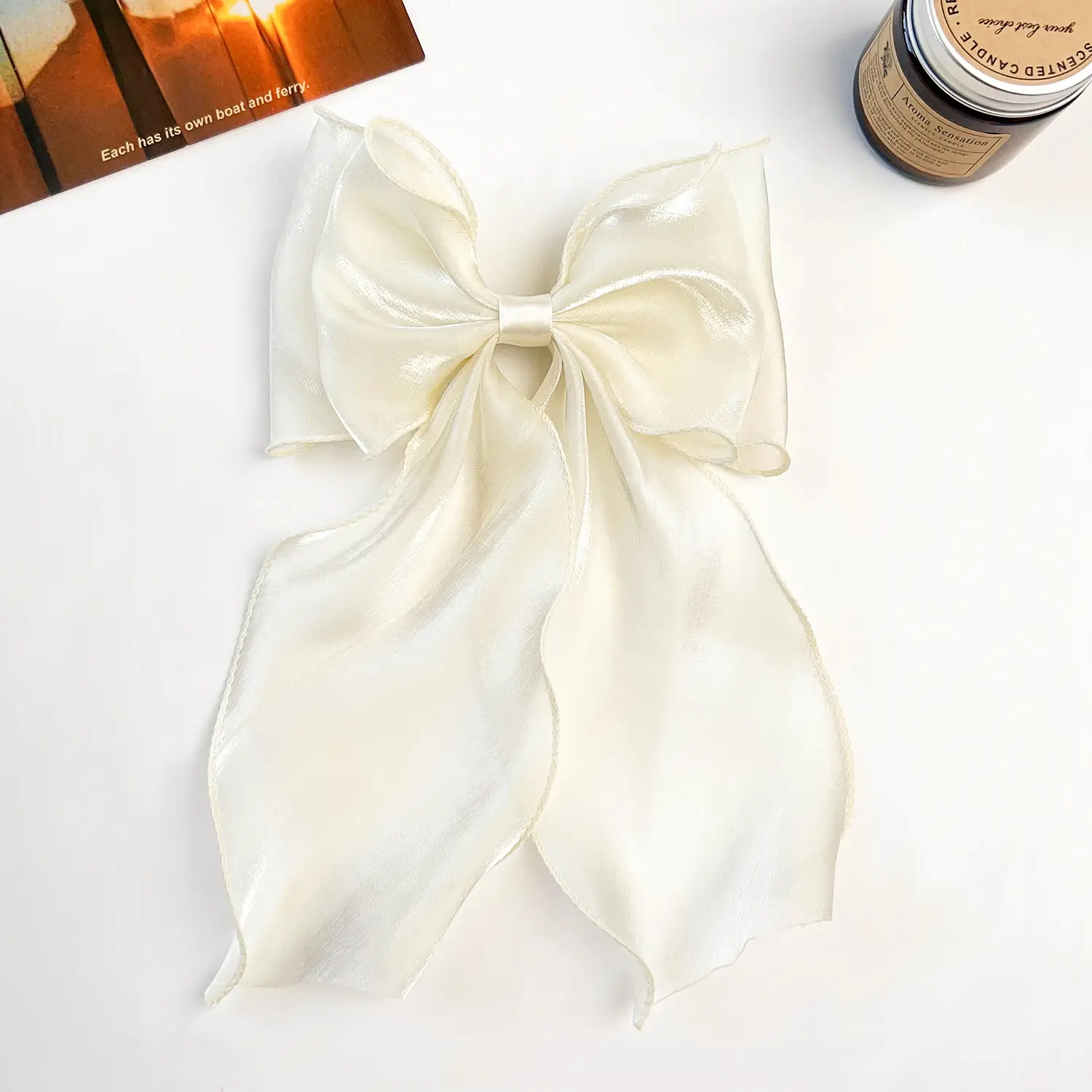 Blue Super Fairy Bow Hairpin for Girls — feature 9
