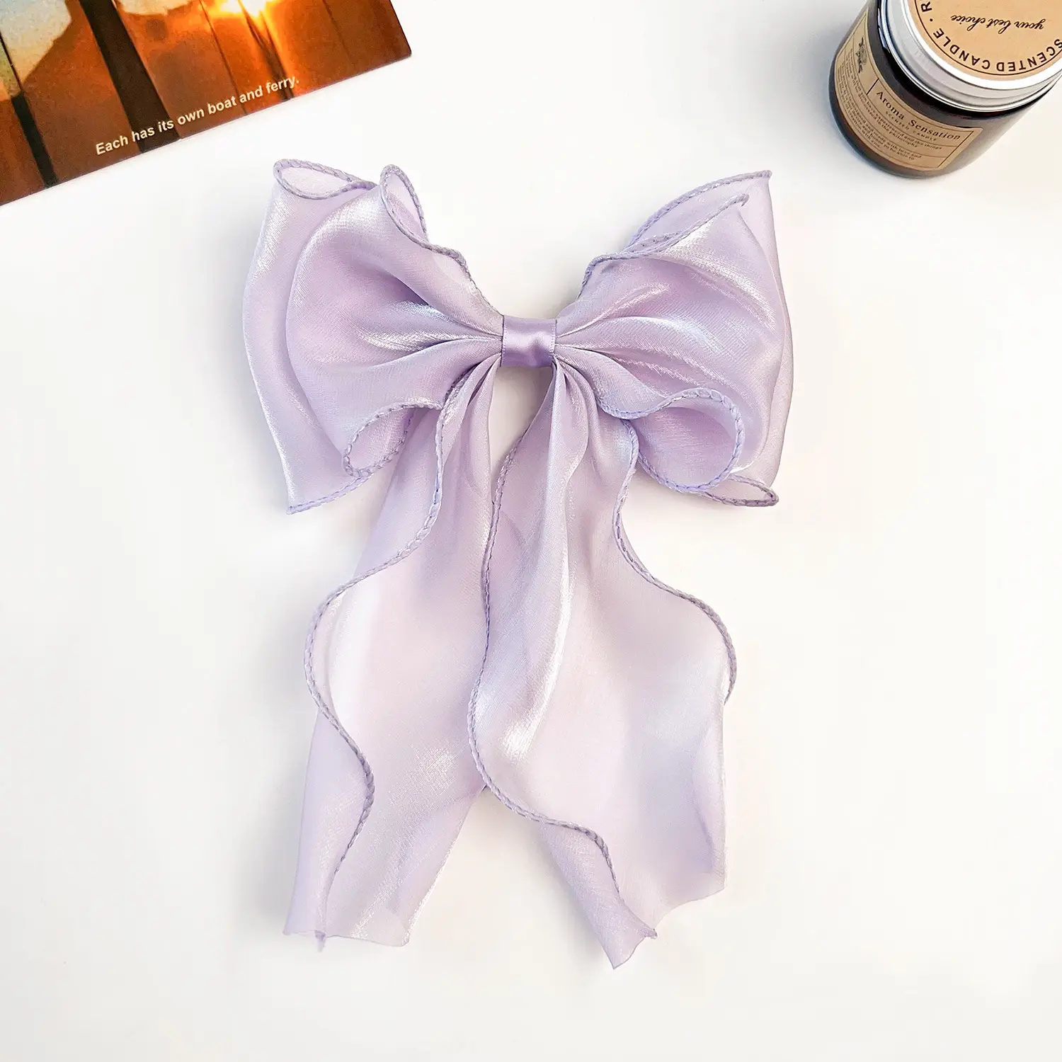 Blue Super Fairy Bow Hairpin for Girls — feature 12