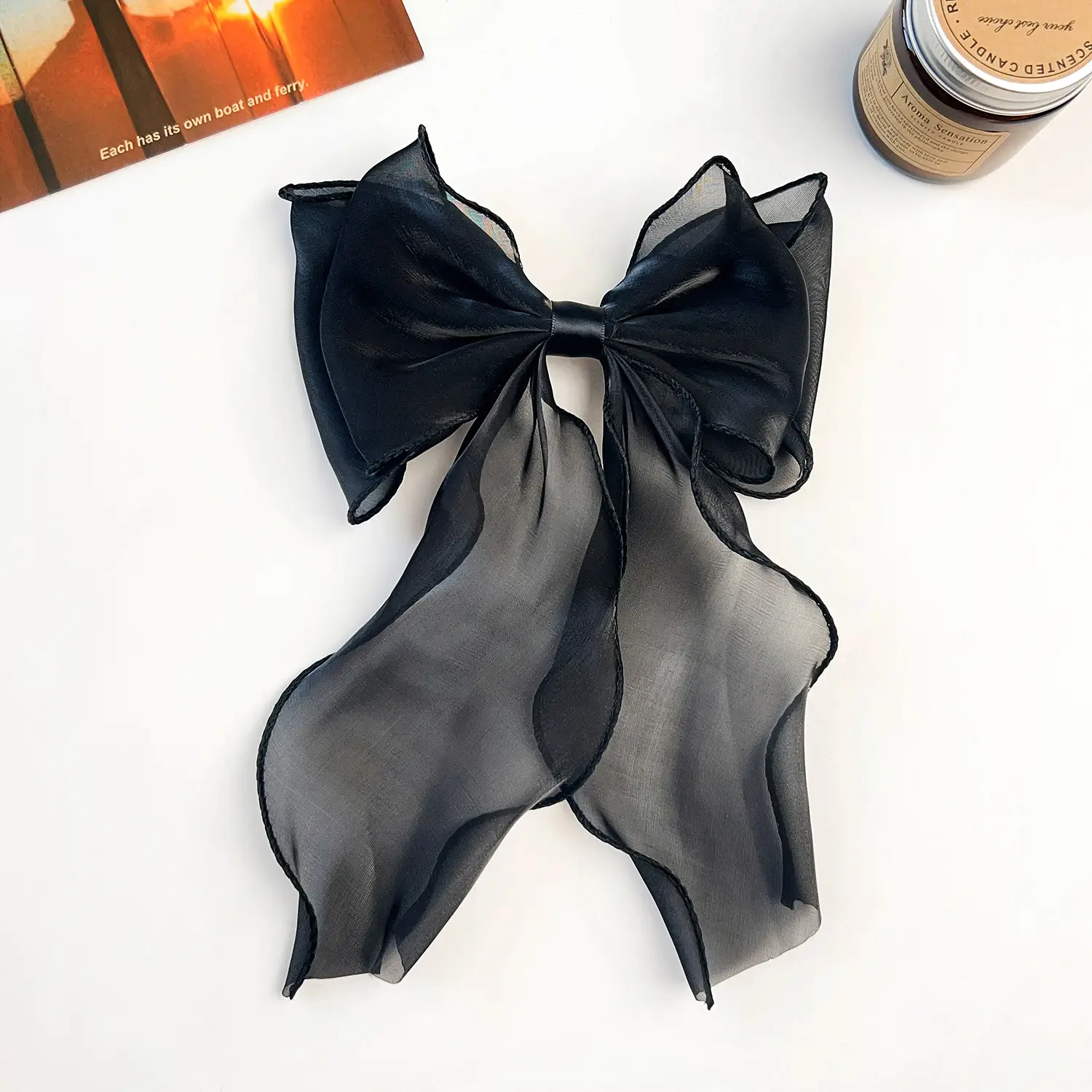 Blue Super Fairy Bow Hairpin for Girls - Image 3