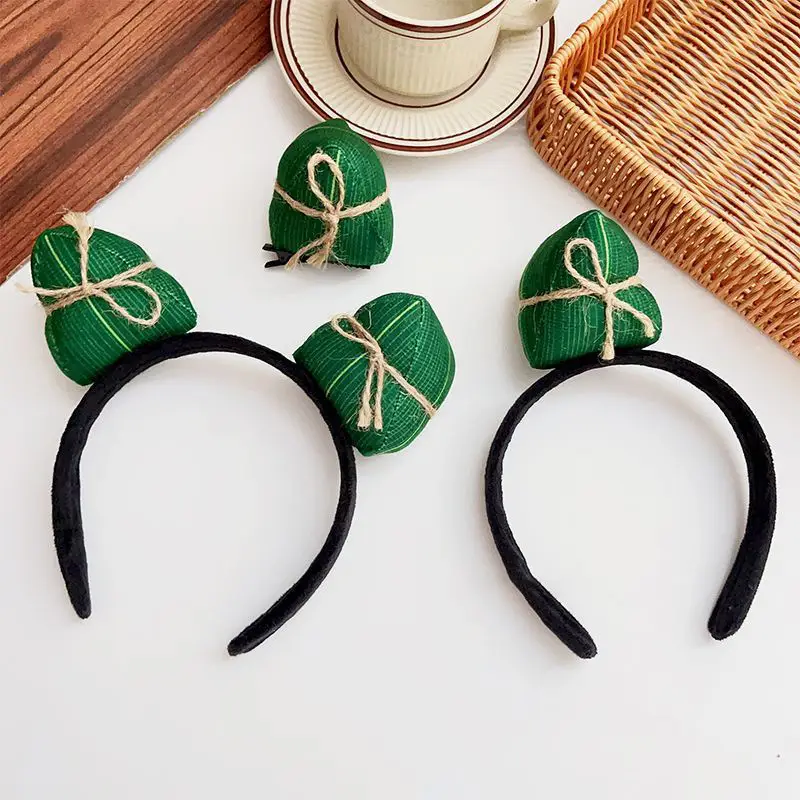 Cute Zongzi Hairbands for Girls Boys Festive Hair Accessories - Image 5