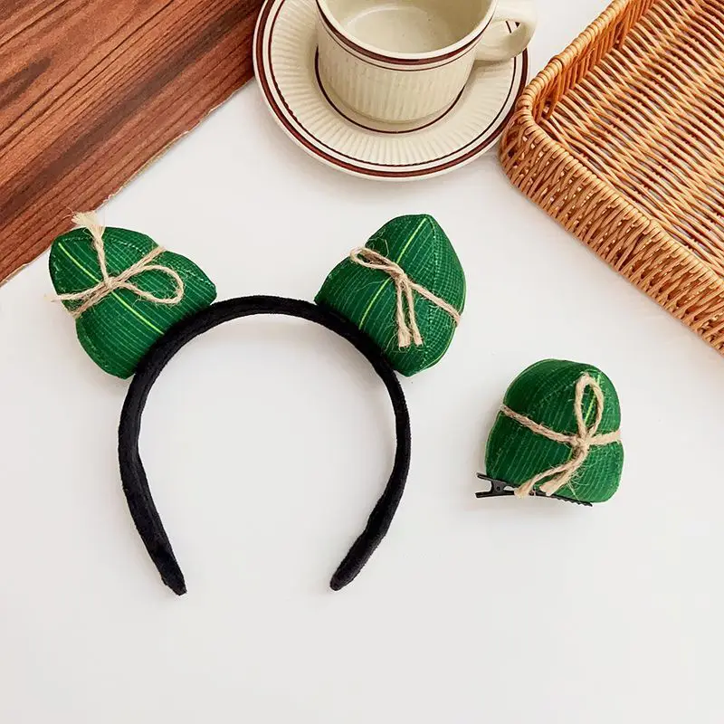 Cute Zongzi Hairbands for Girls Boys Festive Hair Accessories - Image 6