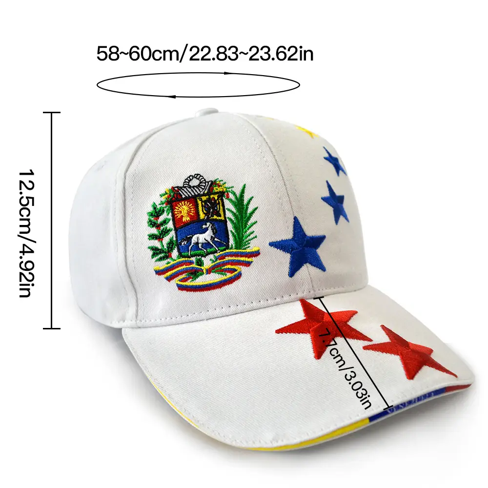 Venezuela Flag Baseball Caps 2024 New Embroidered - Image 7