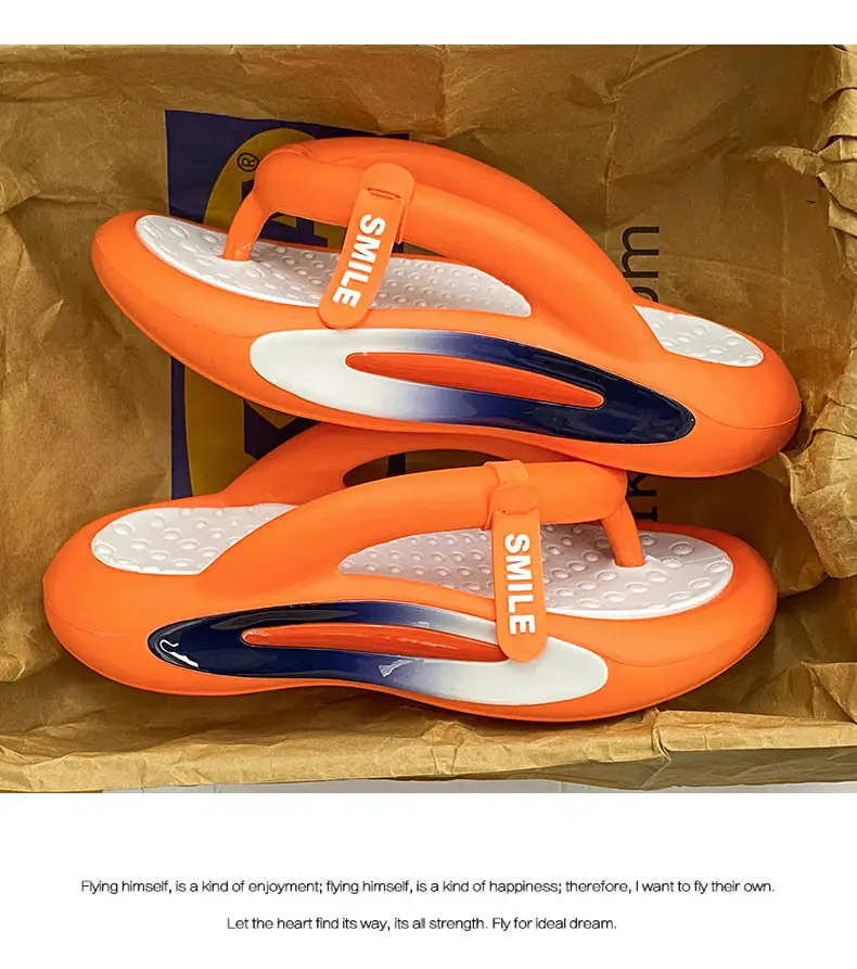Internet Celebrity Slippers Men's Summer Trendyy Outer Wear Flip-flops Non-slip Soft Sole Vietnamese Beach Sandals Large Size 45 — feature 12