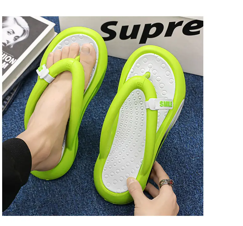 Internet Celebrity Slippers Men's Summer Trendyy Outer Wear Flip-flops Non-slip Soft Sole Vietnamese Beach Sandals Large Size 45 — feature 22