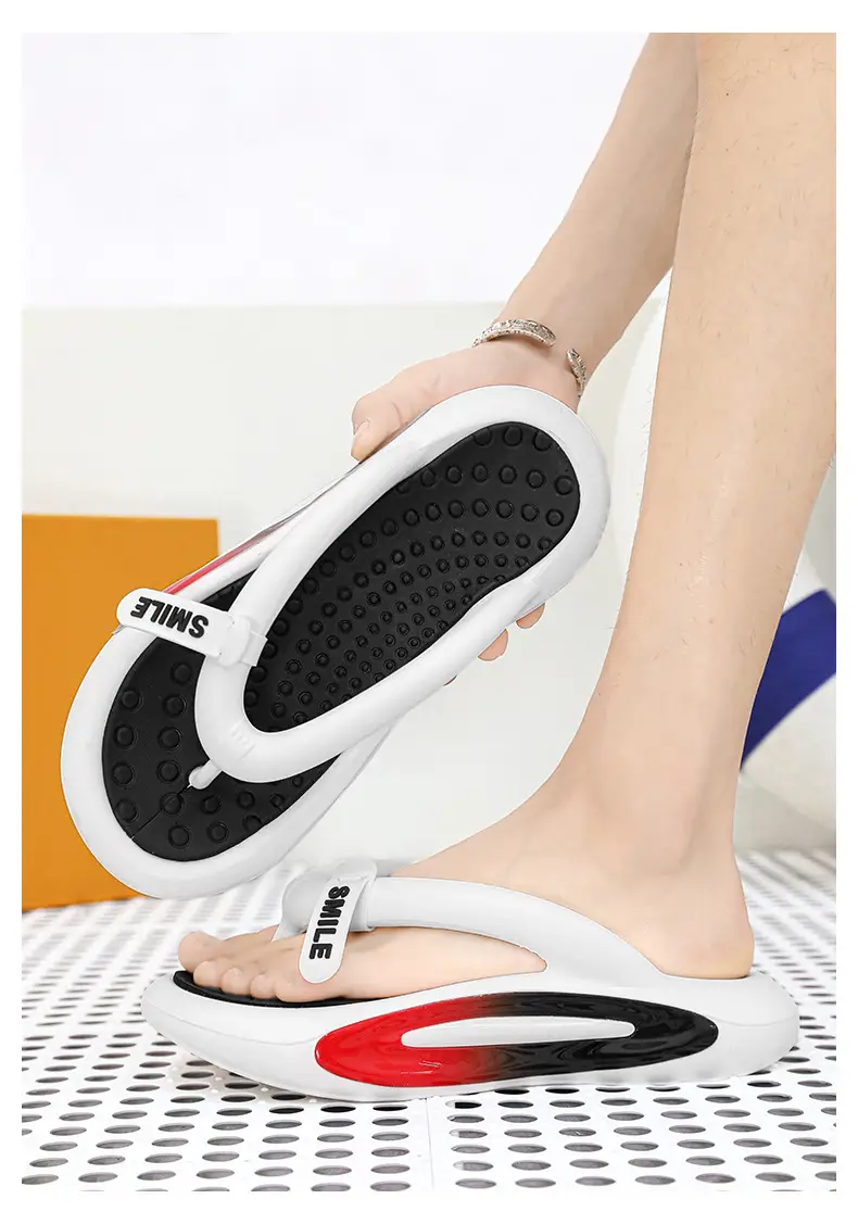 Internet Celebrity Slippers Men's Summer Trendyy Outer Wear Flip-flops Non-slip Soft Sole Vietnamese Beach Sandals Large Size 45 — feature 8
