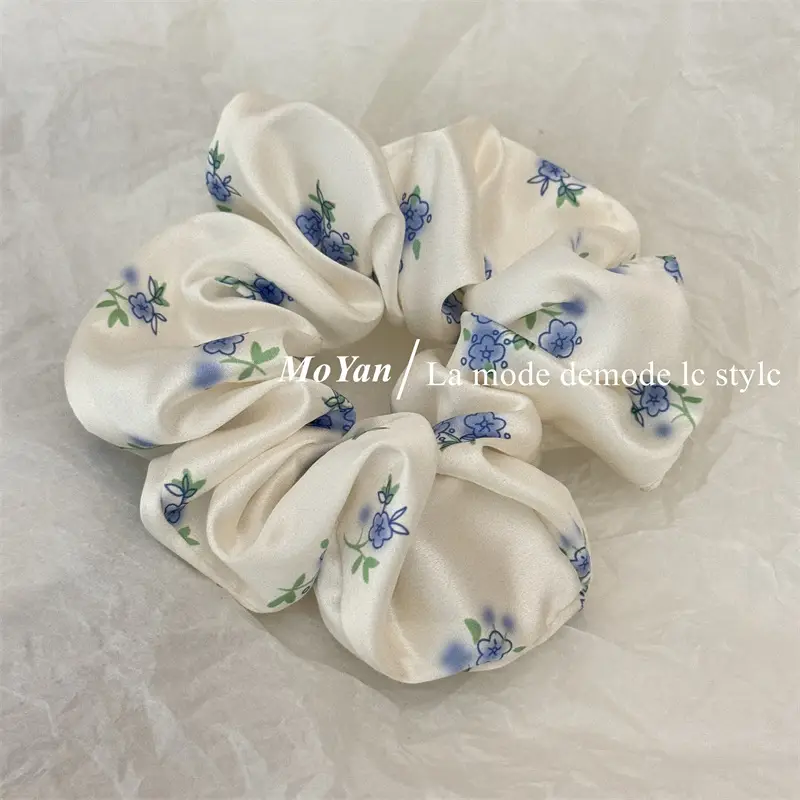 Small Floral Silk Hair Rope for Girls — feature 8