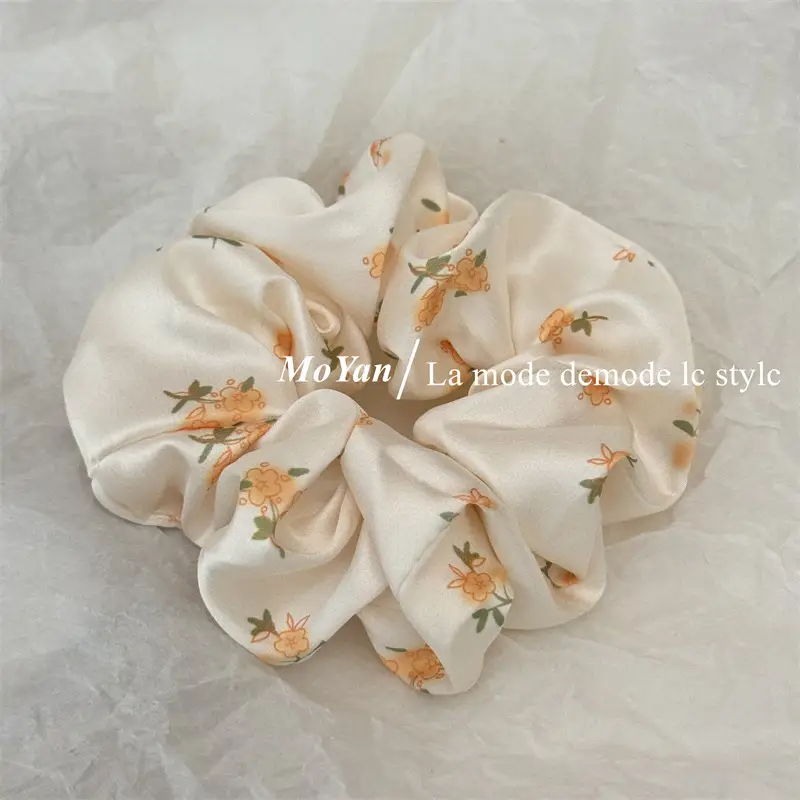 Small Floral Silk Hair Rope for Girls — feature 9
